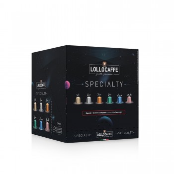 Nespresso® Compatible Lollo Caffè Speciality Hermes - 10 Capsules Nespresso® compatibles en Aluminium LCHERMESNES10