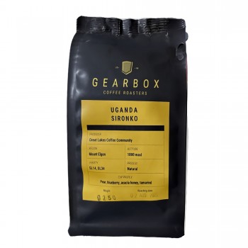 Speciality Coffee Gearbox Coffee Roasters - Speciality Coffee - Uganda Sironko - Coffee beans GBUGASIR250GR