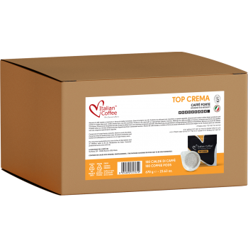 Dosettes papier ESE Italian Coffee - Top Crema espresso - 100 Dosettes ESE (Cialde) TOPCREMITC100