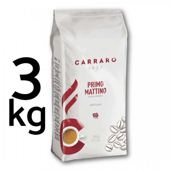 Home 3kg Coffee Beans - Primo Mattino Espresso - Carraro 1927 CARRPMGR3KG