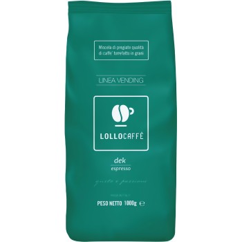 Home 6x Decaffeinated Coffee Beans - Lollo Caffè - 1kg - Naples Coffee Roaster LOLLDECG6KG