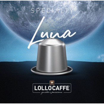 Home 100 Capsules - Lollo Caffè Speciality Luna - Aluminium capsules Nespresso® compatible LCLUNANES100