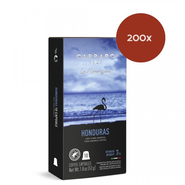 Home 200 Nespresso® Compatible Capsules - Honduras Single Origin - Caffè Carraro 1927 CARHNDNES200