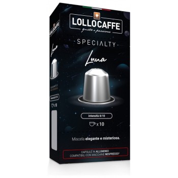 Nespresso® Compatible Lollo Caffè Speciality Luna - 10 Capsules Nespresso® compatibles en Aluminium LCLUNANES10