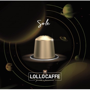 Accueil 100 Lollo Caffè Speciality Sole - Capsules Nespresso® compatibles en Aluminium LCSOLENES100