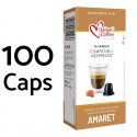 Accueil Italian Coffee – Amaretto pour Nespresso® 100 capsules ITCOFAMTNES100