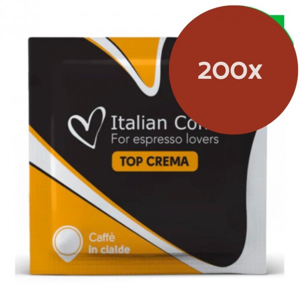 Home Italian Coffee - Top Crema espresso - 200 ESE coffee pods TOPCREMITC200