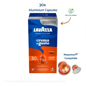 Accueil Nespresso® Compatible – Lavazza Crema e Gusto Forte - 3x 30 capsules LAVCEGFNES90