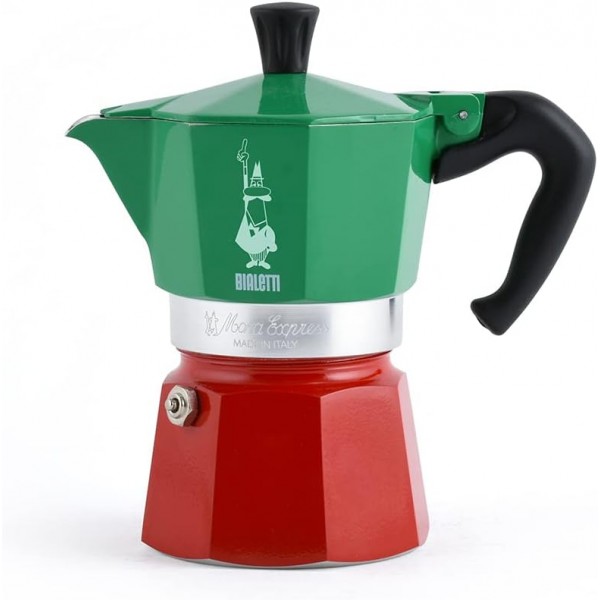 Bialetti Moka Pots Bialetti Moka Express Italia - Moka Pot - 3 cups - Aluminium BIALITA3TZ