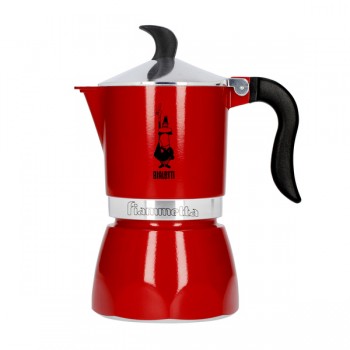 Bialetti Moka Pots Bialetti Fiammetta red - 3-cup moka coffee maker - Aluminium BIAFIAM3TZ