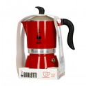 Cafetières Bialetti Bialetti Fiammetta rouge - Cafetière Moka 3 tasses - Aluminium BIAFIAM3TZ
