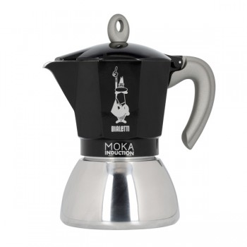 Home Bialetti Moka Espresso coffee maker for induction - 6 cups BIALMOKAIND6