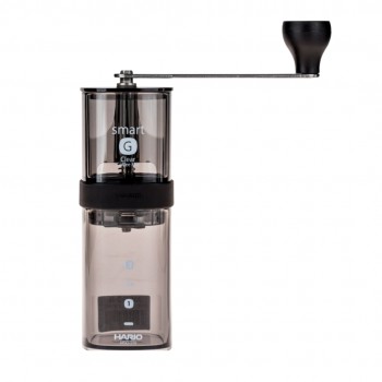 Moulins Hario - Smart G Coffee Mill Transparent Black - Moulin à café HARIOGMILLBLK