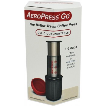 AeroPress AeroPress Go - Travel 3-in-1 Coffee Press/Coffee Maker - Coffee travel accessory AERPGO