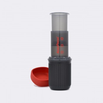AeroPress AeroPress Go - Travel 3-in-1 Coffee Press/Coffee Maker - Coffee travel accessory AERPGO