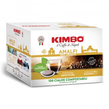 Accueil KIMBO - Amalfi 100% Arabica - 200 Dosettes café ESE 44mm KMBAMA200ESE