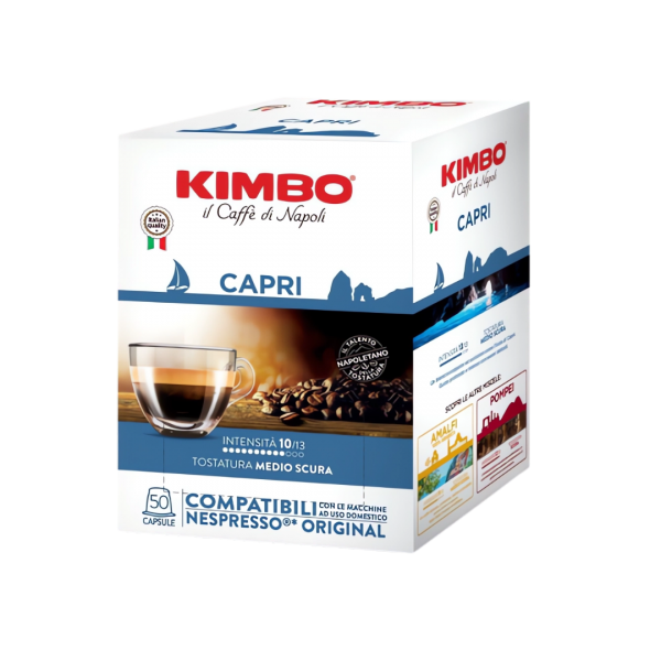 KIMBO Napoli Kimbo Capri pour Nespresso - Capsules café compatibles - 50 pièces KIMBOCAPNES50