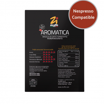 Home Zicaffè Aromatica - Nespresso compatible - 100 Coffee pods ZICARO100NES