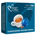 Nespresso® Pro compatible Café décaféiné - Italian Coffee 50 capsules compatibles pour Nespresso® Pro DEKANESPRO50