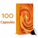 Home Caffè Carraro - Coffee with Caramel Flavor - 100 aluminum coffee Nespresso ®* compatible CARRAROCARAMNES100