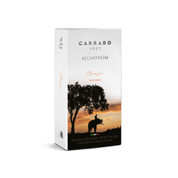 Nespresso® Compatible Capsules compatibles Nespresso® Mono Origine Éthiopie 10x - Caffè Carraro 1927 CARETHNES10