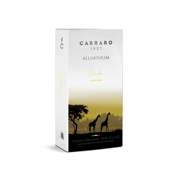 Nespresso® Compatible Capsules compatibles Nespresso® Mono Origine Rwanda 10x - Caffè Carraro 1927 CARRWANES10