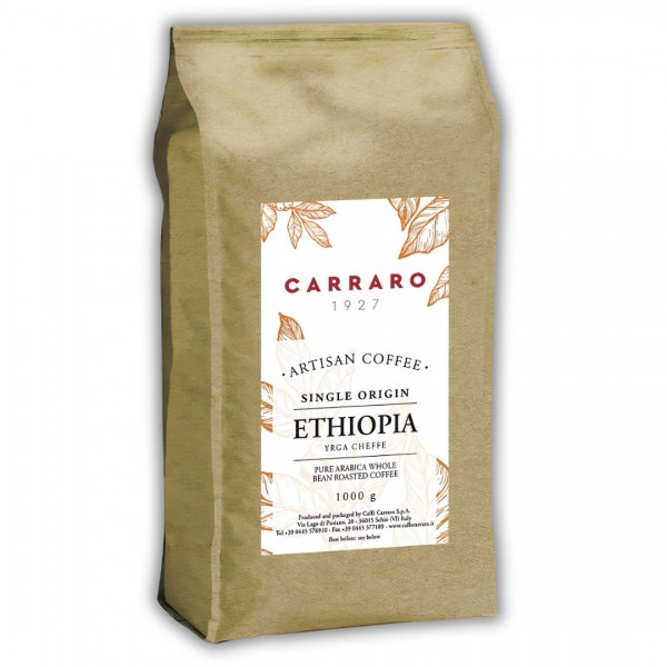Coffee beans Coffee beans - Ethiopia 100% Arabica Single Origin - Caffè Carraro 1927 CARETG1KG