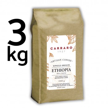 Accueil 3kg Café en grains - Éthiopie 100% Arabica Yirgacheffe - Caffè Carraro 1927 CARETG3KG