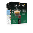 Nespresso® Compatible 100 Capsules Lollo Caffè Oro - Nespresso ® Compatible PASNESORO100