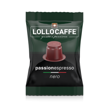 Nespresso® Compatible 100 Capsules Lollo Caffè Nero - Nespresso ® Compatible PASNESNERO100