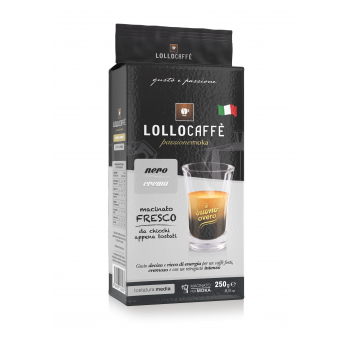Ground coffee Ground Coffee - Lollo Caffè Nero - 250gr LOLLO-MN250