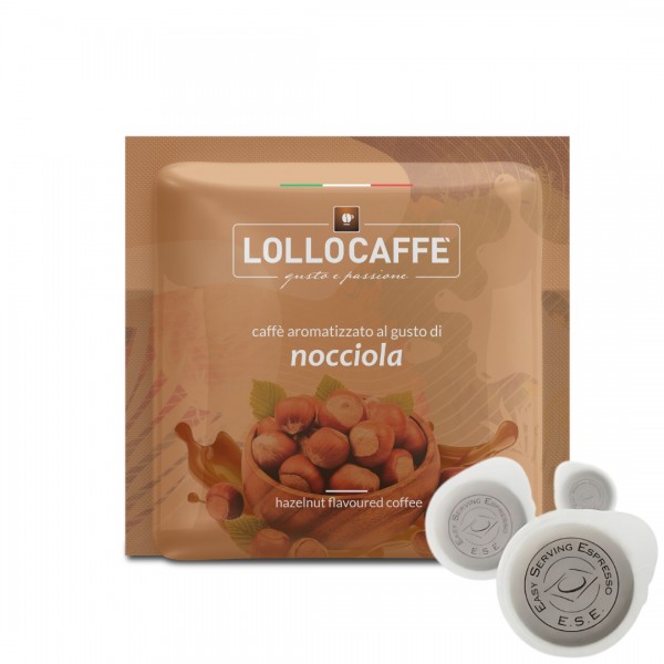 ESE Paper Pods Lollo Caffè - Hazelnut coffee - 30 ESE pods Cialde 44mm LOLLONOCESE30