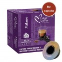 Home 80 Capsules Compatible with Lavazza A Modo Mio – Espresso Milano Dolce Italian Coffee ITCMILANOMMIO80