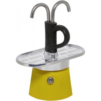 Accueil Bialetti MINI EXPRESS Set Lichtenstein - Cafetière Espresso & Tasses BIALLICHT2T